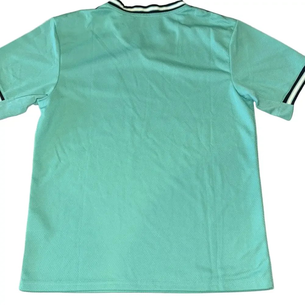 adidas Kids Teal/Aqua Real Madrid Fly Emirates Matching Set